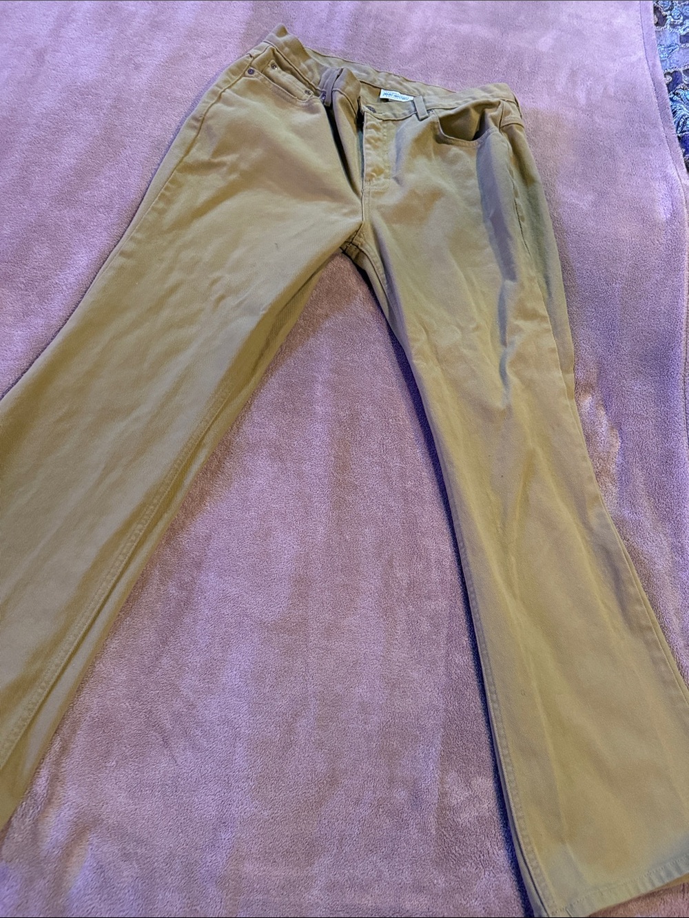 Newport News Women's Flare Jeans in Tan
